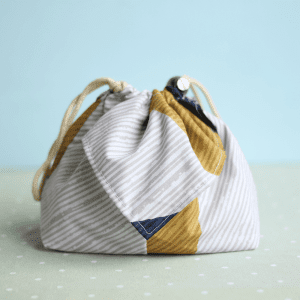 🇱🇹 Rankdarbių krepšelis iš antrinės tekstilės (mažas) | PAGAMINTA TETOS ONUTĖS